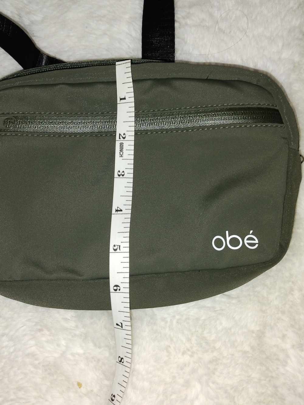 obé Olive Green Crossbody Belt Bag - Picture 6 of 7